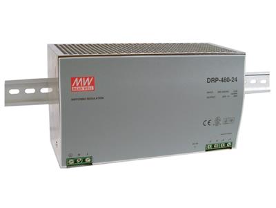 Part number DRP-480-24 Product Type DIN Rail Power Supply from Manufacturer MEAN WELL USA 
