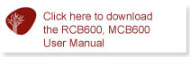 Click here to download the RCB600, MCB600 User Manual