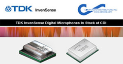 TDK InvenSense Digital Microphones In Stock at CDI